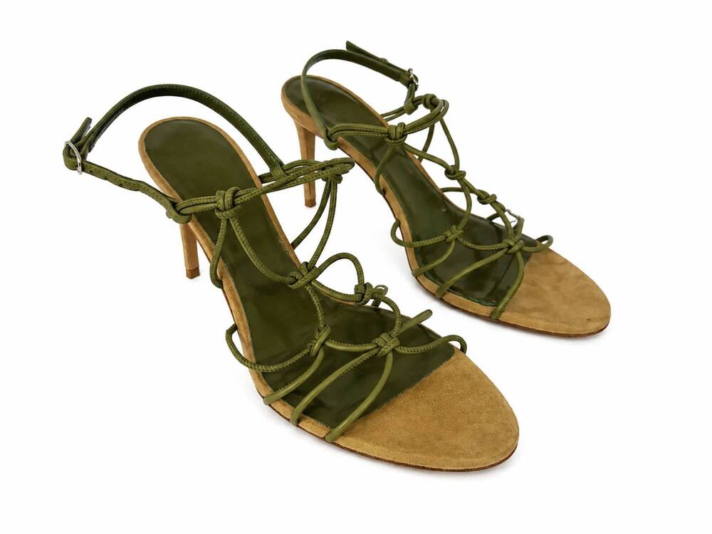 NEW LE MONDE BÉRYL women's grace heel sandal in green